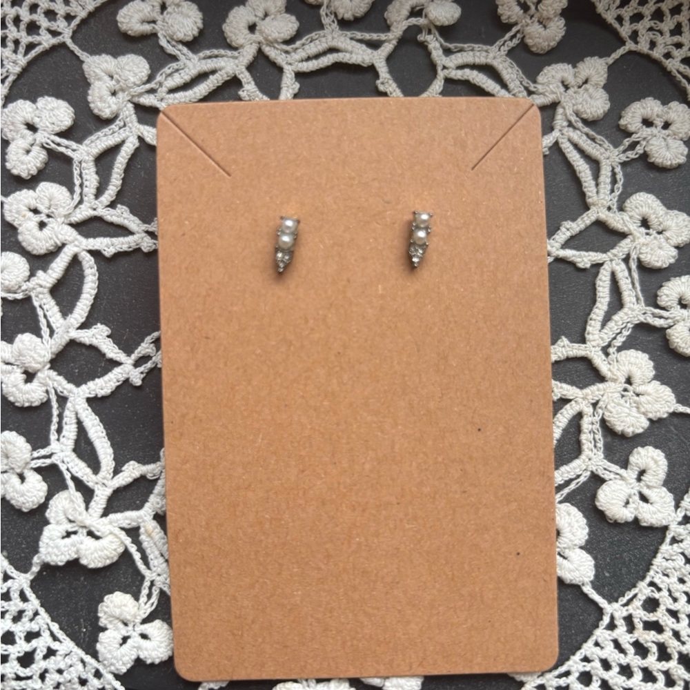 Chic Silver Spike Earrings